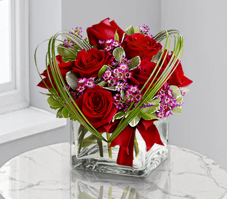 Rubin Kub-Red,Rose,Arrangement