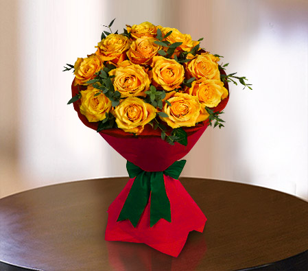 Orange Moon-Orange,Rose,Bouquet