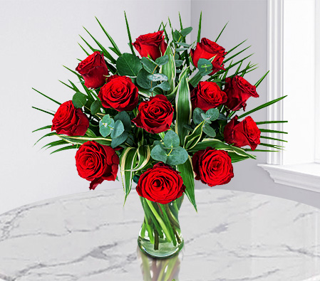 Truly Passionate - 12 Red Roses