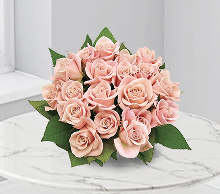 Tender Sweetness-Peach,Rose,Bouquet